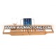 Natural color fashion bamboo bathtub caddy with tablet book pad phone holder