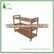 High quality good sales 3 tier bamboo shoe rack in flat lattice design