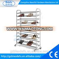 Storage Supermarket easy to assemble 10 Tiers metal Shoe Rack